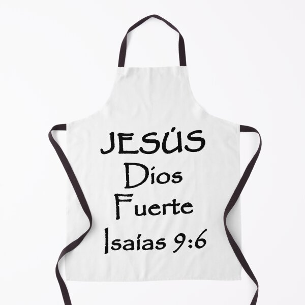 Item preview, Isaiah 9:6 Jesus Mighty God Spanish Bible Verse designed and sold by NombresDeJesus.