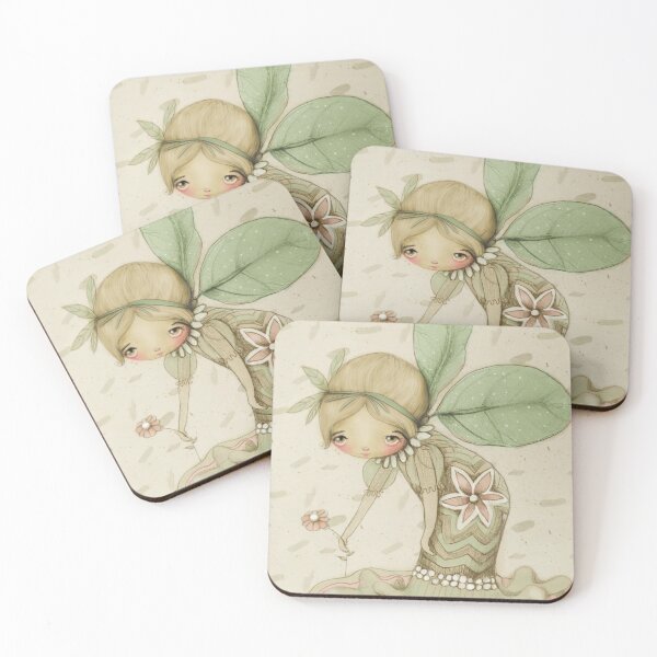 Item preview, Little Leaf Fairy Green Forest Spirit designed and sold by Karin Taylor.