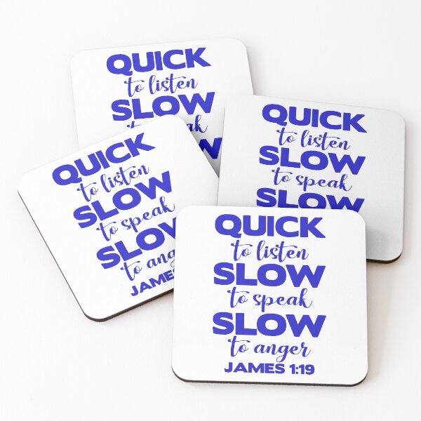 Item preview, James 1:19 Quick to Listen designed and sold by plushism.