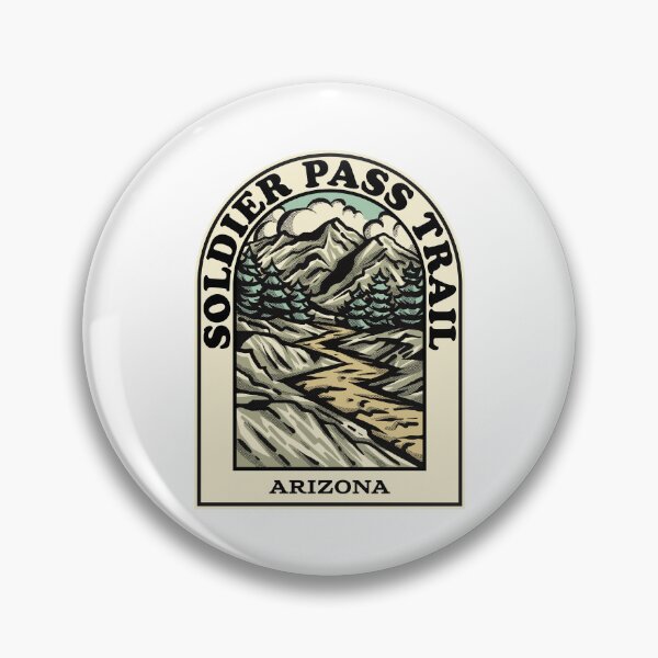 Item preview, Soldier Pass Trail Arizona hiking backpacking trail designed and sold by HalpinDesign.