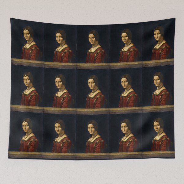Item preview, La belle ferronnière by Leonardo da Vinci designed and sold by Amanda1775.