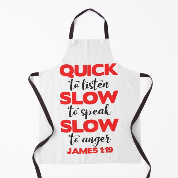 Item preview, James 1:19 Quick to Listen designed and sold by plushism.