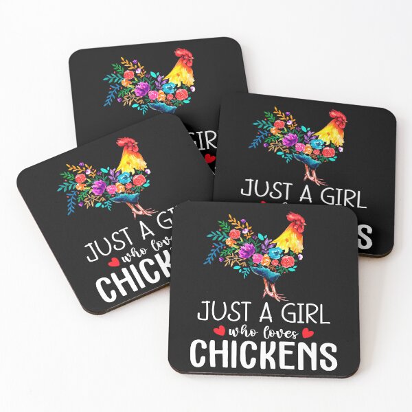 Item preview, Just A Girl Who Loves Chickens designed and sold by SunsetGloww.