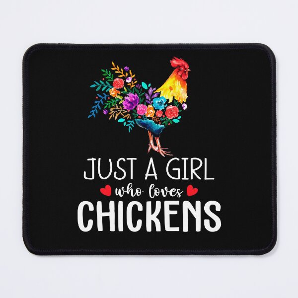 Item preview, Just A Girl Who Loves Chickens designed and sold by SunsetGloww.