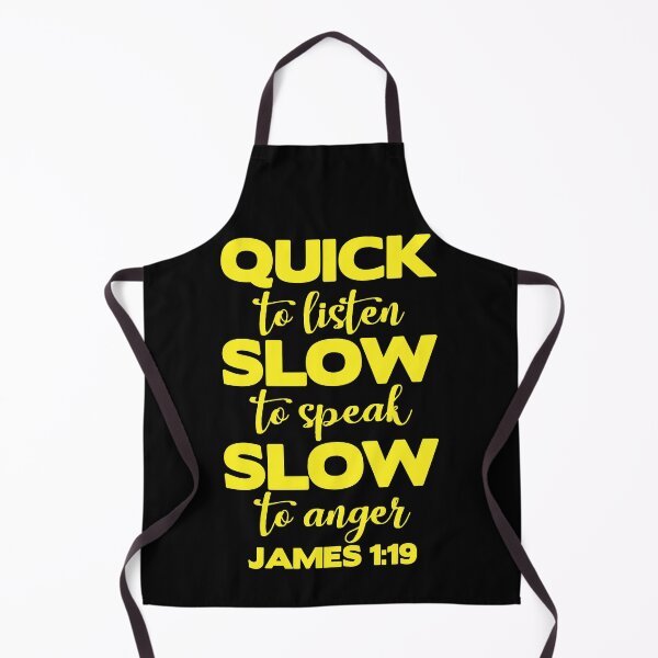 Item preview, James 1:19 Quick to Listen designed and sold by plushism.