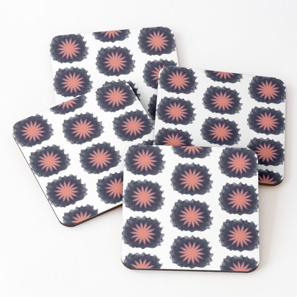 Item preview, Navy Pink Flowered Blob designed and sold by kristalcurt.