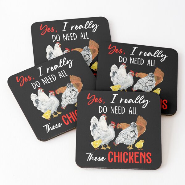 Item preview, Yes I Really Do Need All These Chickens designed and sold by SunsetGloww.