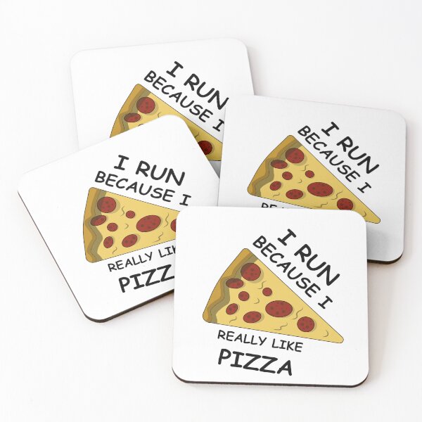 Item preview, I Run Because I Like Pizza designed and sold by Demna-S.