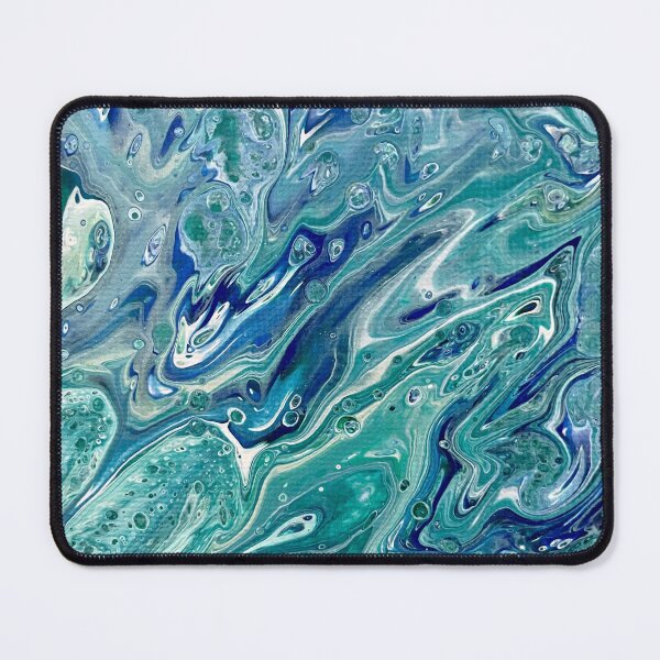 Item preview, Water and Land Abstract Fluid Artwork designed and sold by Adelle Smith.