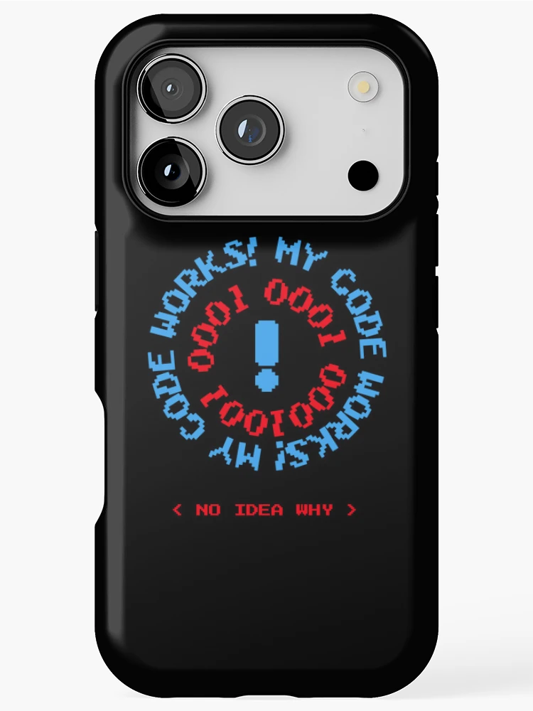 Thumbnail 1 of 4, iPhone Case, Computer Geek Born To Code It Works designed and sold by ComputerGeeksTs.
