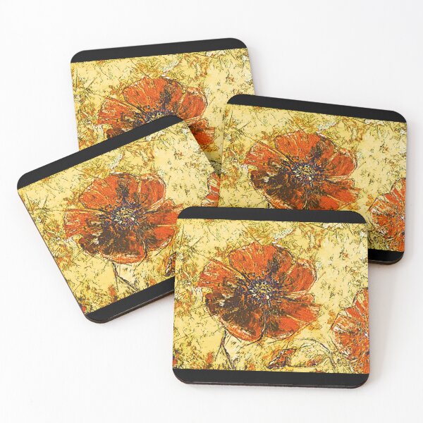Item preview, Poppies, Edited Oil painting by MariDani Art, #10 designed and sold by MariDaniArt.