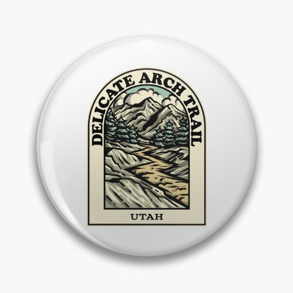Artikelvorschau, Delicate Arch Trail Utah hiking backpacking trail entworfen und verkauft von HalpinDesign.