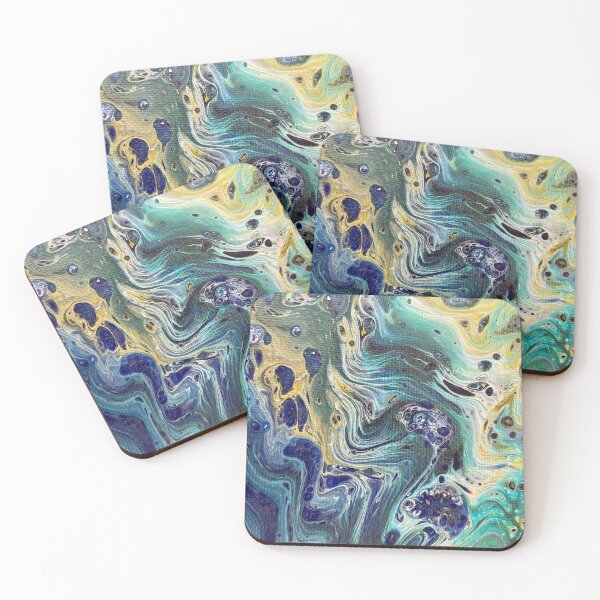 Item preview, Deep Space Acrylic Pour Art designed and sold by Adelle Smith.