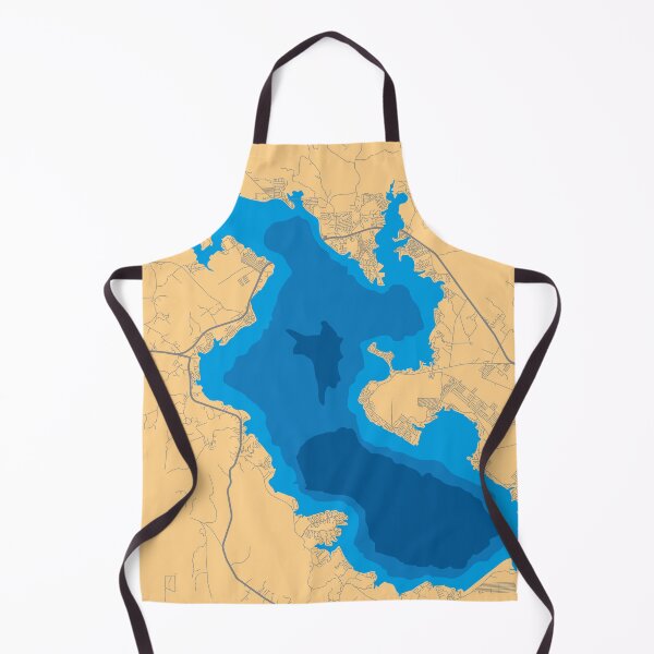 Item preview, Lake Livingston Map - Water Depth designed and sold by DimDom.