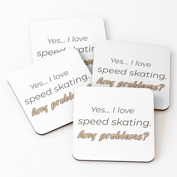 Item preview, I love Speed Skating designed and sold by cooldesignsalot.