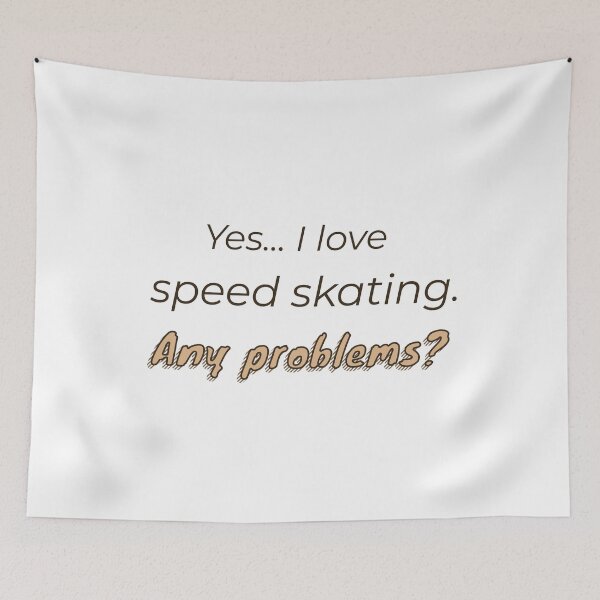 Item preview, I love Speed Skating designed and sold by cooldesignsalot.