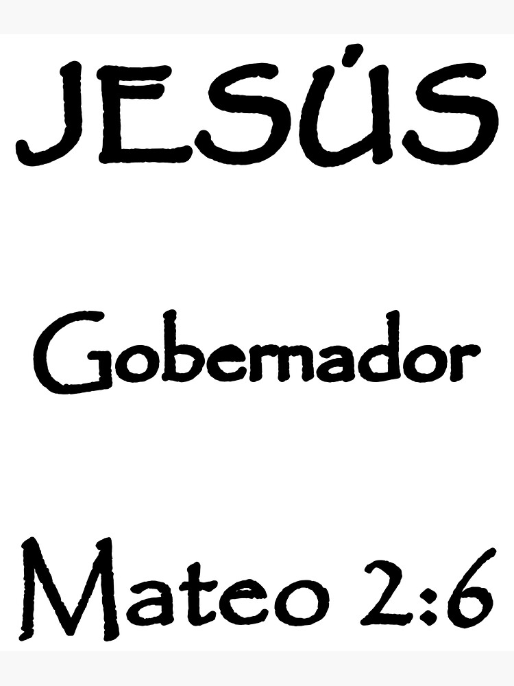 "Matthew 26 Jesus Governor Spanish Bible Verse" Sticker for Sale by