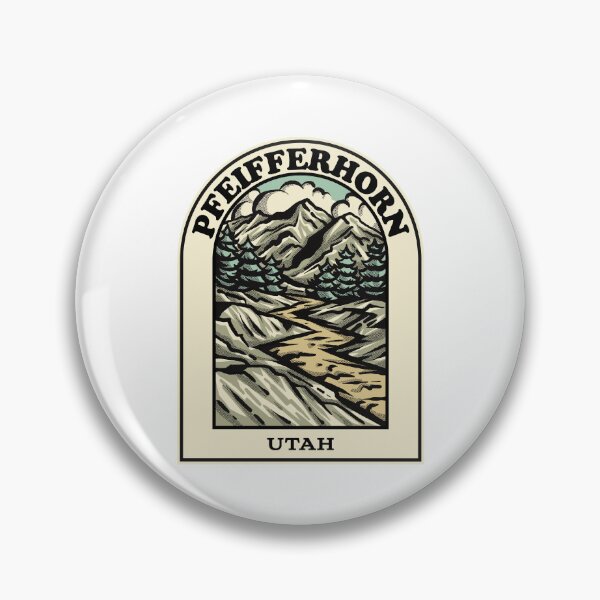 Artikelvorschau, Pfeifferhorn Utah hiking backpacking trail entworfen und verkauft von HalpinDesign.