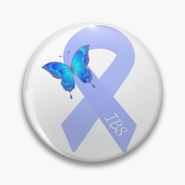 Item preview, IBS Butterfly awareness ribbon designed and sold by LukjanovArt.