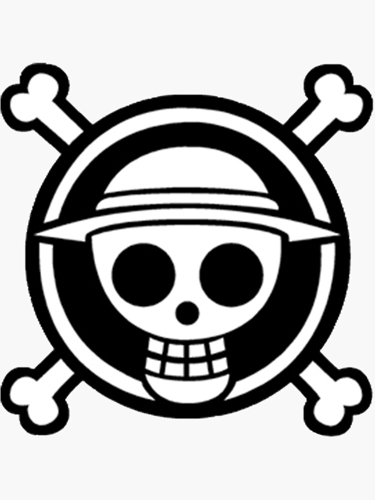 One Piece Straw Hats Logo Mug White Glossy
