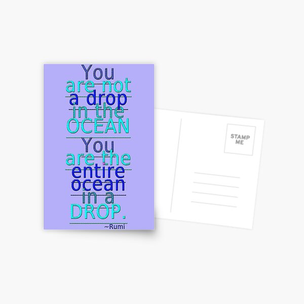 ~ the entire ocean ~ ~ ~ Postcard