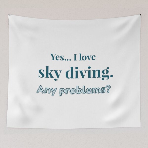 Item preview, I love Sky Diving designed and sold by cooldesignsalot.
