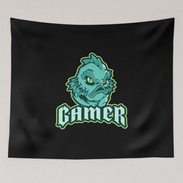 Item preview, Gamer with Monstrous Sea Creature designed and sold by PRIVARSHU.