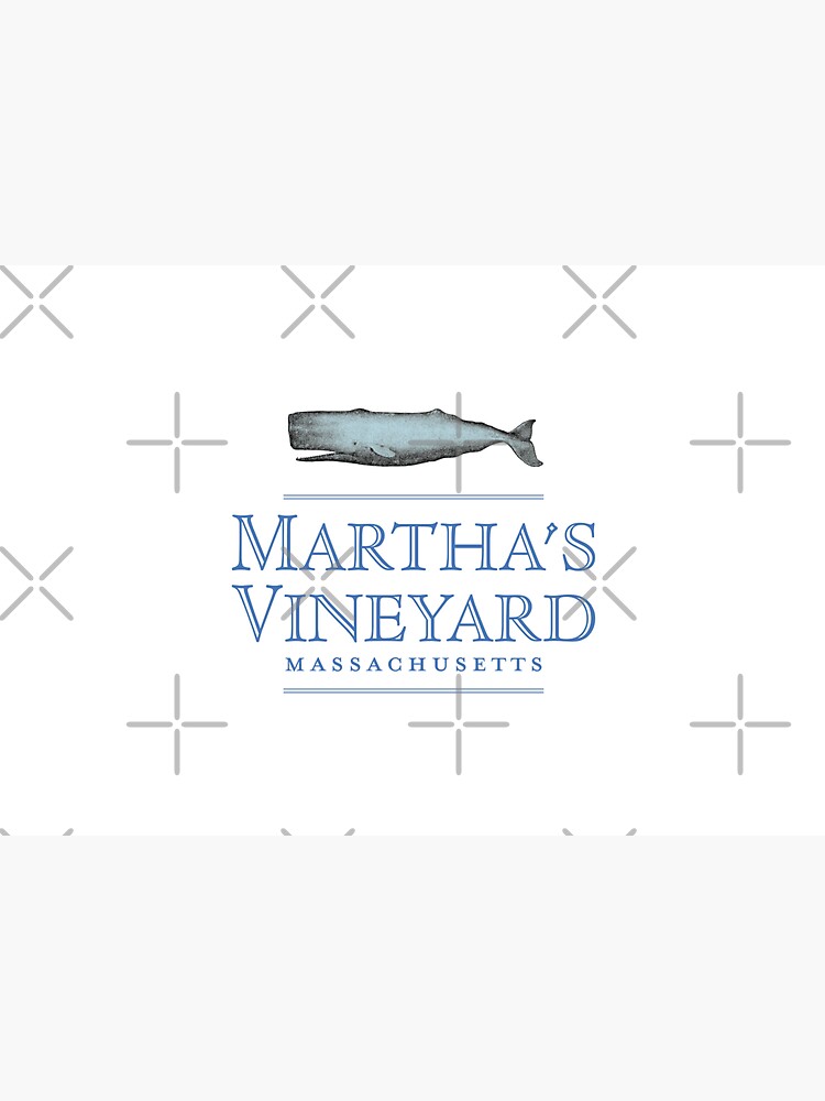 Martha's Vineyard Massachusetts Vintage Whale Design by Futurebeachbum