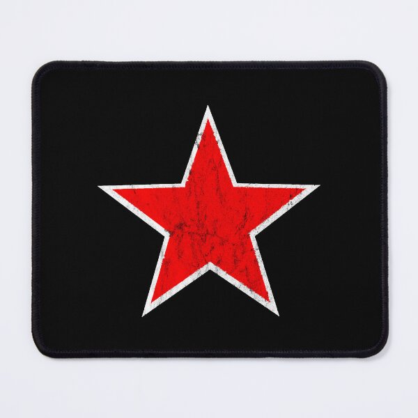 Item preview, Distressed Red Star Design with White Border designed and sold by AdamaTolisso.