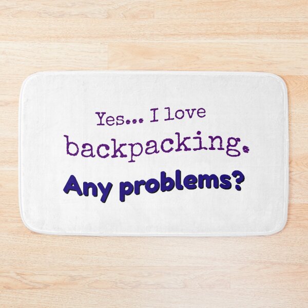 Artikelvorschau, Ich liebe Backpacking entworfen und verkauft von cooldesignsalot.