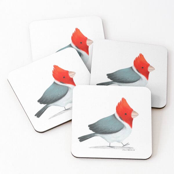 Item preview, Red Crested Cardinal Bird designed and sold by julianamotzko.