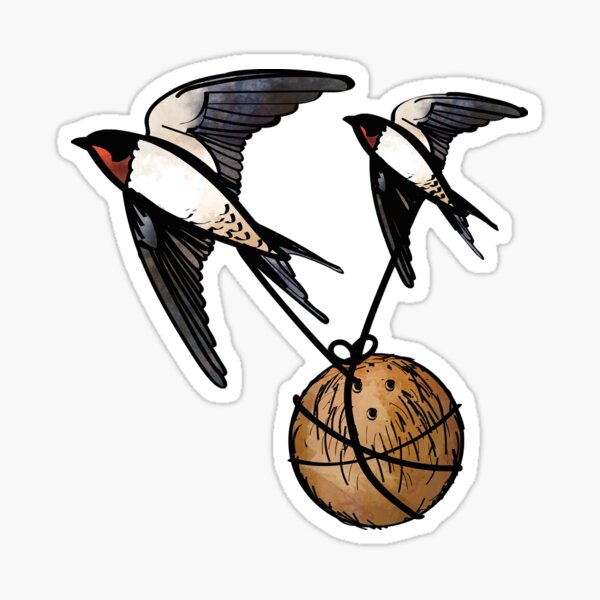 Item preview, European or African Swallow Sticker designed and sold by AniliLuis.