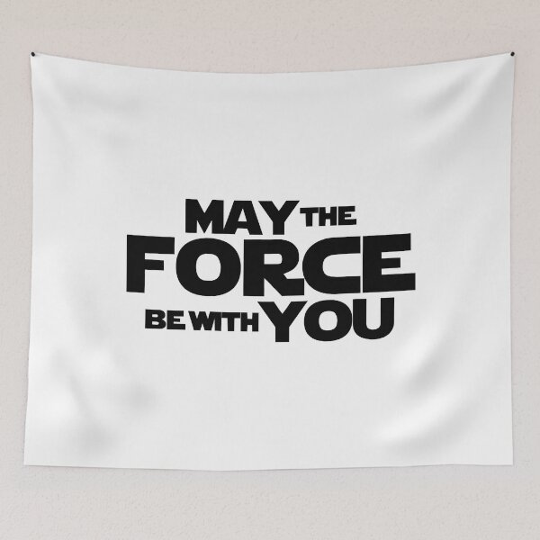 Item preview, MAY THE FORCE BE WITH YOU GRAPHICS Sticker designed and sold by AniliLuis.
