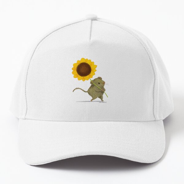 Bavarian Pine Vole with a Sunflower Baseball Cap