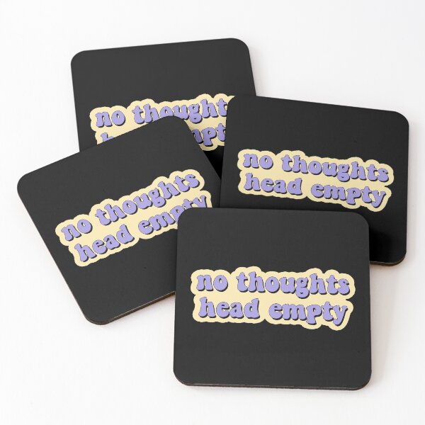 Item preview, no thoughts head empty Sticker designed and sold by AniliLuis.