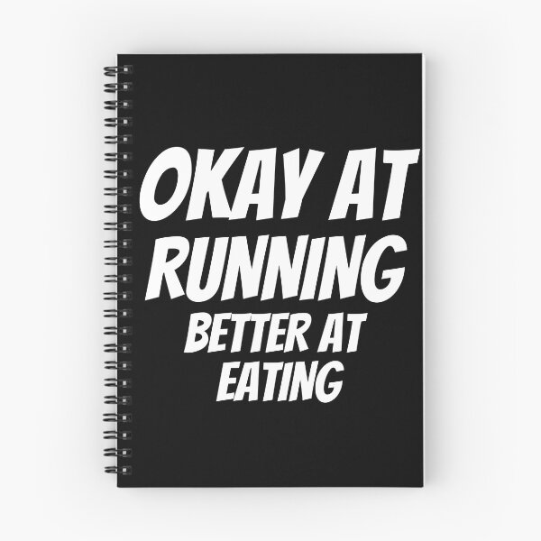 Item preview, Okey At Running Better At Eating - Funny Running V designed and sold by RunPower.