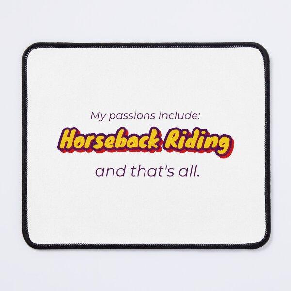 Item preview, Horseback Riding is my passion designed and sold by cooldesignsalot.