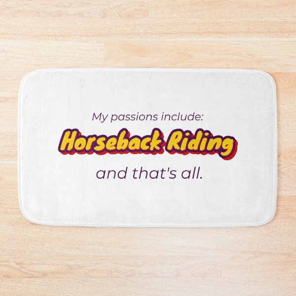 Item preview, Horseback Riding is my passion designed and sold by cooldesignsalot.