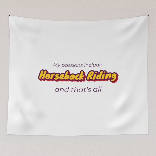 Item preview, Horseback Riding is my passion designed and sold by cooldesignsalot.