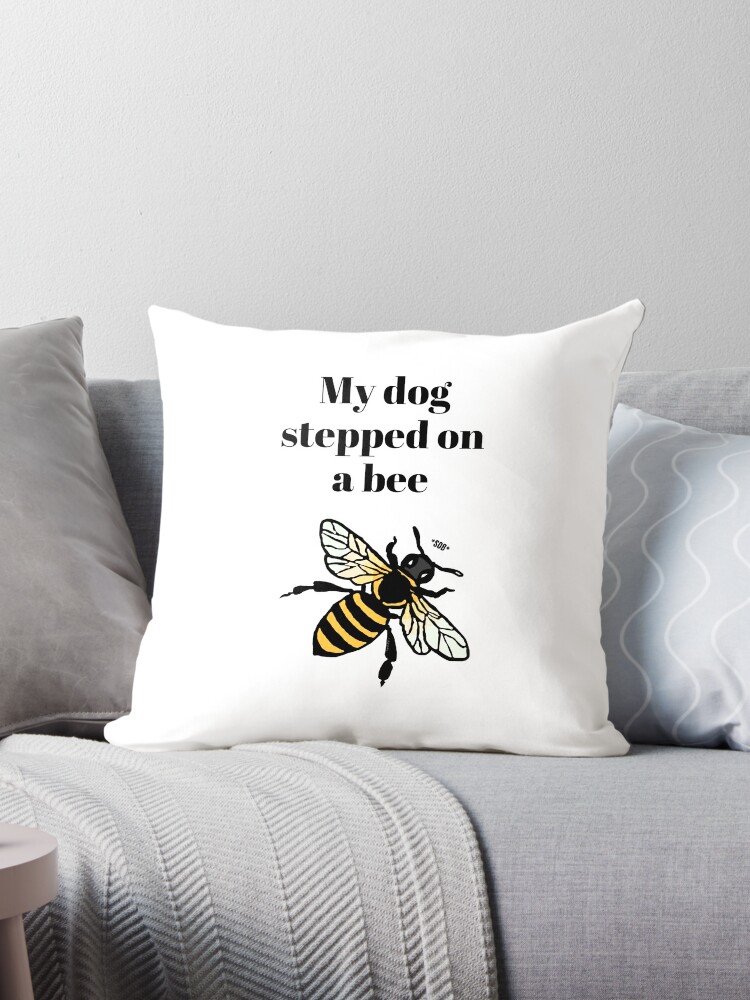 My dog stepped on a bee Postcard for Sale by LukjanovArt