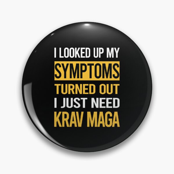 Item preview, Funny My Symptoms Krav Maga designed and sold by kerry8d7dlaurie.
