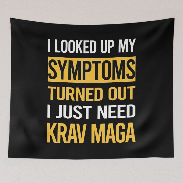 Item preview, Funny My Symptoms Krav Maga designed and sold by kerry8d7dlaurie.