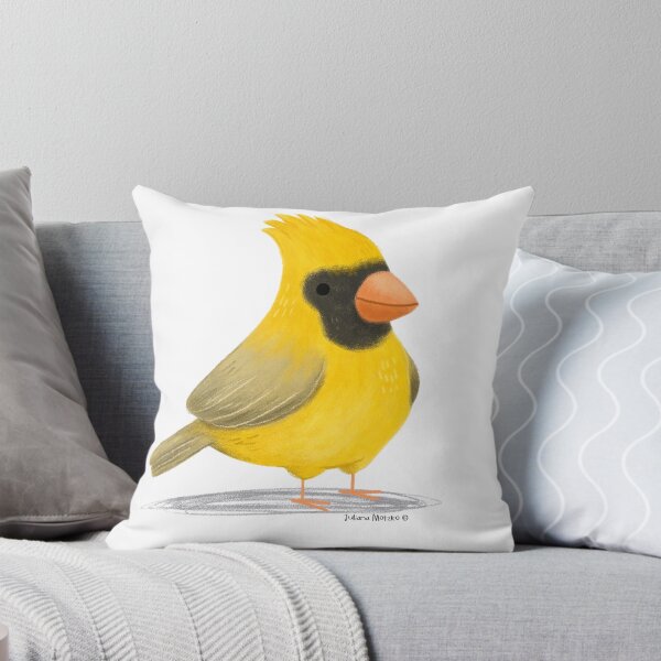 Item preview, Yellow Cardinal Bird designed and sold by julianamotzko.
