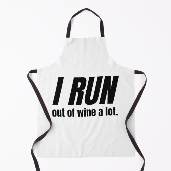 Item preview, I Run Out Of Wine A Lot - Funny Running  designed and sold by RunPower.