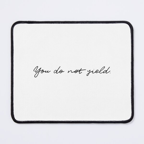 Item preview, Throne of Glass You do not yield Sticker designed and sold by AniliLuis.