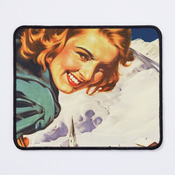 Item preview, Winterfreuden in OSTERREICH Winter Joy in AUSTRIA 1949 Vintage Travel Poster by Paul Aigner designed and sold by retroposters.