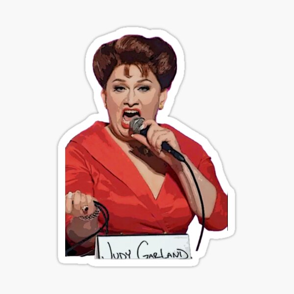 Judy Garland - Ru Paul's Drag Race All Star 7 Snatch Game - Is there time for one more? Sticker