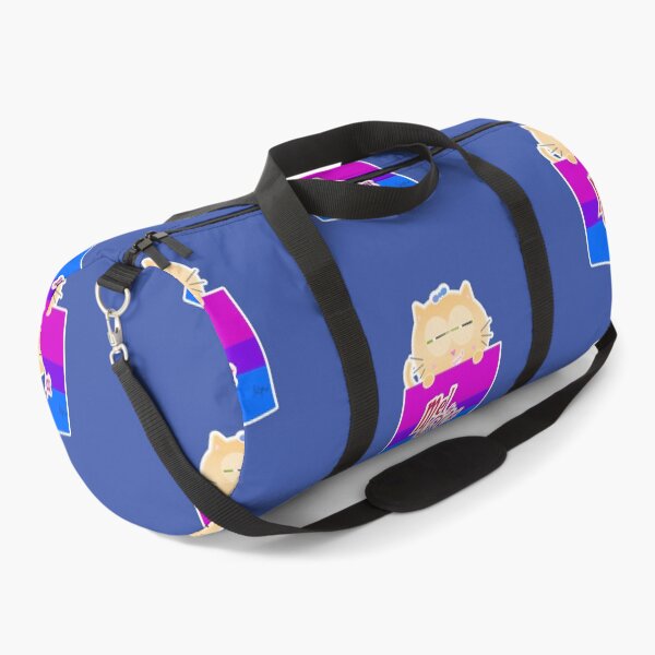 Item preview, Mel the Cat Coming Out Pocket Bisexual Flag designed and sold by elisagavi.