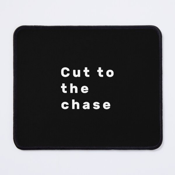 Item preview, Cut to the chase - White designed and sold by Parag's Travel Shop.