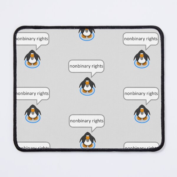 Item preview, Meme de pingüino del orgullo por los derechos no binarios designed and sold by NotCD.